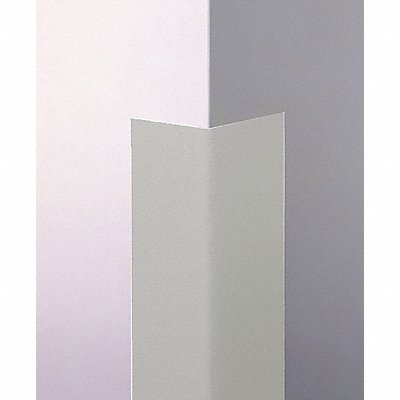 Corner Grd 1-1/4in.W Silver Gray PVC