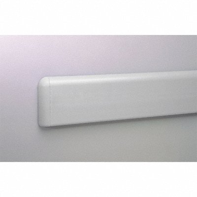 Wall Protection Guard 4inH Silver-Gray