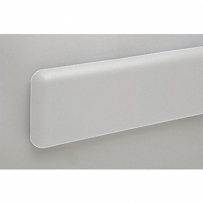 Wall Protection Guard 6inH Silver-Gray