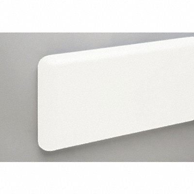 Wall Protection Guard 7-3/4inH White