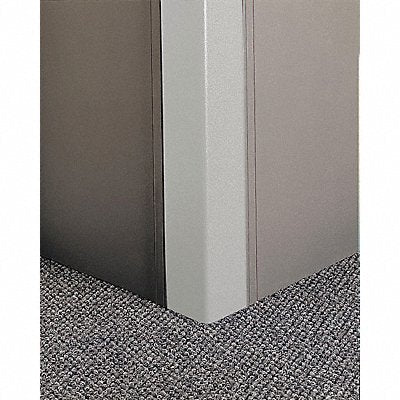 Corner Grd 96in.Hx 2in.W Silver Gray