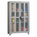 Storage Cabinet 78 x30 x60 Gray 2Shlv