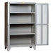 Storage Cabinet 78 x24 x48 Gray 3Shlv