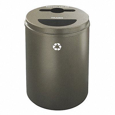 Recycling Container Brown 33 gal.