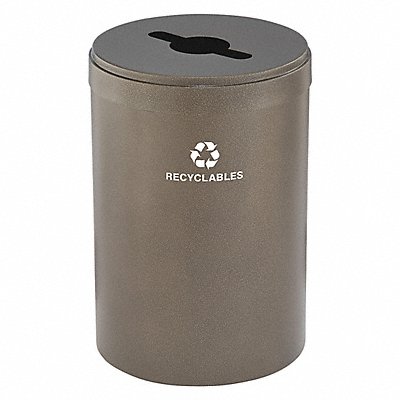 Recycling Container Brown 41 gal.