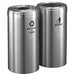 Recycling Container Silver 23 gal.