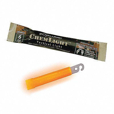 Lightstick Orange 6 hr 4 in L PK100