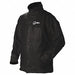 Leather Jacket Black Pigskin Leather XL