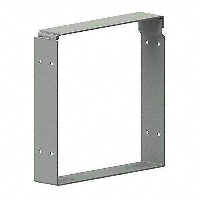 Wireway Connector 6x6 Sq In Steel Gray