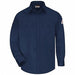 G7302 FR Long Sleeve Shirt Button Navy XLT