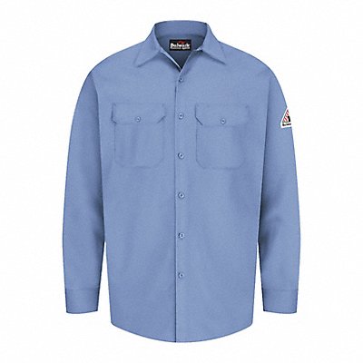G7306 FR Long Sleeve Shirt Button Lt Blue 2XL