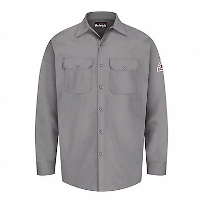 G7306 FR Long Sleeve Shirt Button Gray XL