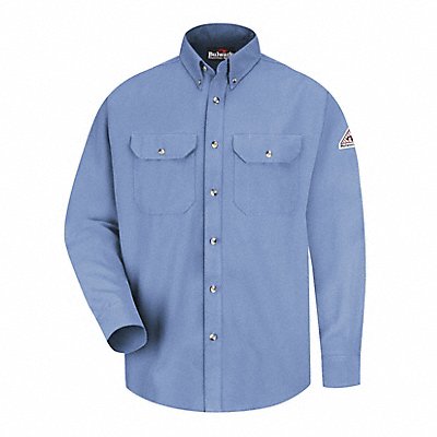 E6994 FR Long Sleeve Shirt Blue L Button