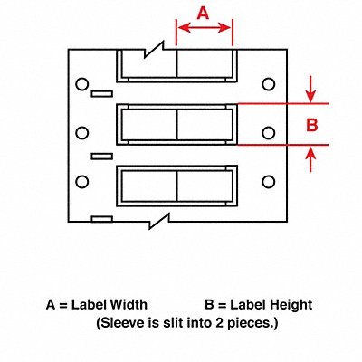 Wire Sleeve Use with Ribbon 356143 White