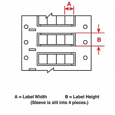 Wire Sleeve Use with Ribbon 356202 Black