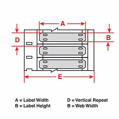 Tag Yellow 2.2in.Wx0.41in.H