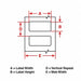 Label Silver 3inWx5inH 1000 Labels