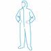 Hooded Disposable Coveralls 2XL Wht PK25