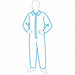 Collared Disposable Coveralls L Wht PK25