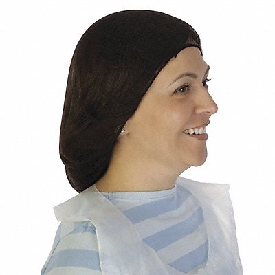 Hairnet Black 24 in Dia PK1000