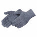 Heavyweight Knit Glove Gray S PK12