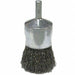 Crimped Wire End Brush Steel 1 in.