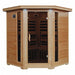 Sauna Corner 4 ppl Carbon Heater Hemlock