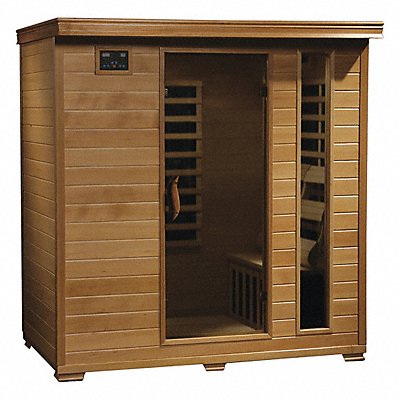 Sauna Std 4 ppl Carbon Heater Hemlock