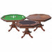 3 1 Game Table Walnut Solid Hardwood Grn