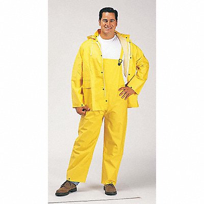 Rain Suit Jacket/Bib Unrated Yellow 4XL