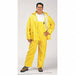 Rain Suit w/Jacket/Bib Unrated Yellow XL