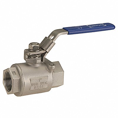 Ball Valve Stainless Steel 1in 2-Piece