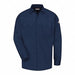 FR Long Sleeve Shirt Button Navy XLT