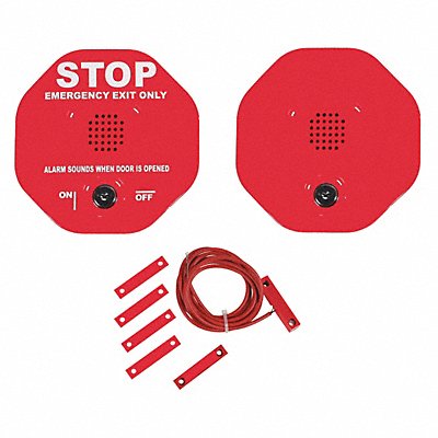 Exit Door Alarm 105dB 9VDC Power Source