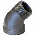 45 Street Elbow Malleable Iron 1/8 in