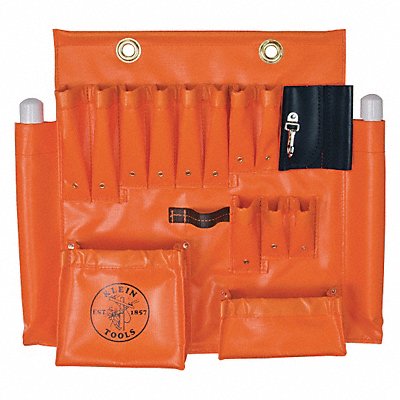 Tool Apron Orange Vinyl