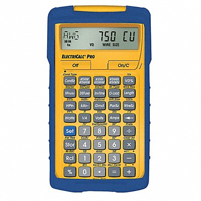 Electrical Calculator 8-1/4 x 6 In LCD