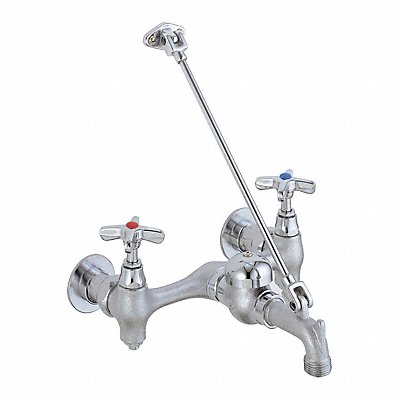 Two Handle 8In Wall-Mount Faucet