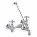 Two Handle 8In Wall-Mount Faucet