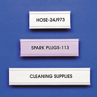 Label Holder C Design 7/8INX6IN ad PK25