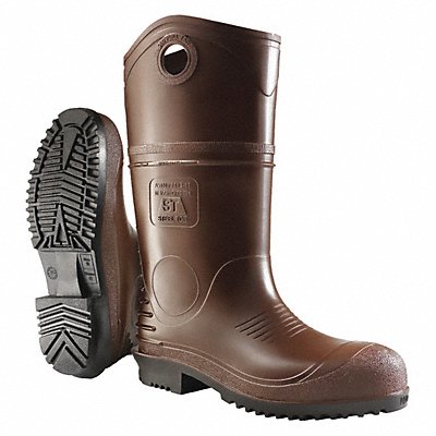 Rubber Boot Men s 13 Knee Brown PR