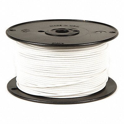 Primary Wire 16 AWG 1 Cond 100 ft White