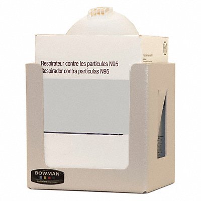 Face Mask Dispenser Beige Plastic