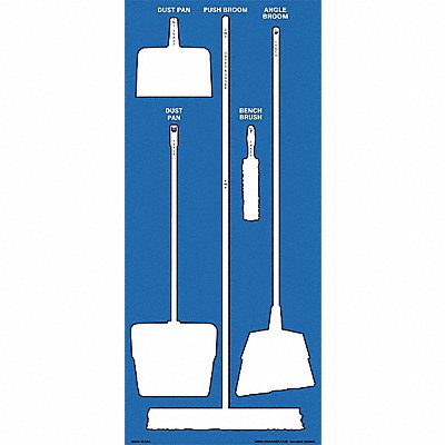Shadow Board Max-Duty Aluminum Blue