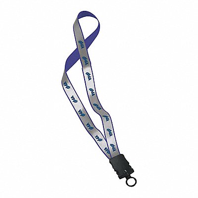 Breakaway Lanyard 16 in H Blue PK10