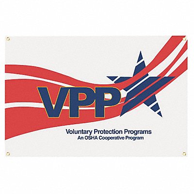 Safety Banner 48 in x 72 in Vinyl