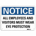 Notice Sign 10 in x 14 in Aluminum