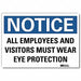Notice Sign 7inx10in Reflective Sheeting