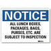 Notice Sign 7x10in Reflective Sheeting