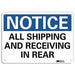 Notice Sign 7 in x 10 in Aluminum